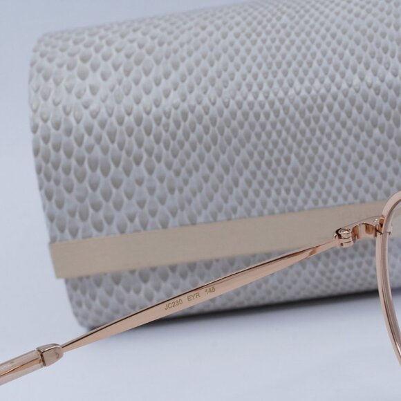 Jimmy Choo JC230 0EYR 00 Round Eyeglasses - Gold Pink - Picture 6 of 8